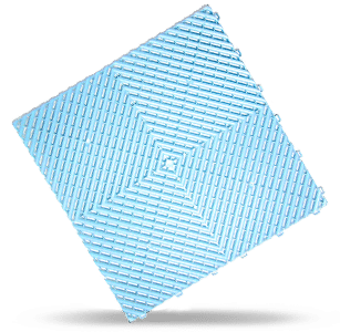 polydal dalle damier bleu classic