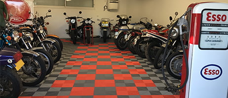 sol dalles Polydal garage collection motos