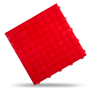 dalle bulle rouge Polydal