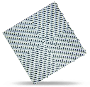 polydal dalle damier gris clair bleuté