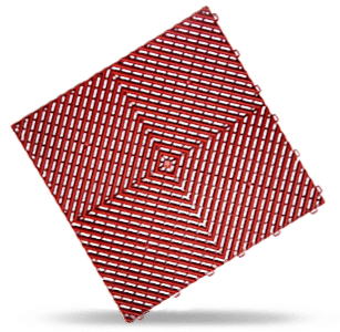 polydal dalle damier rouge classic