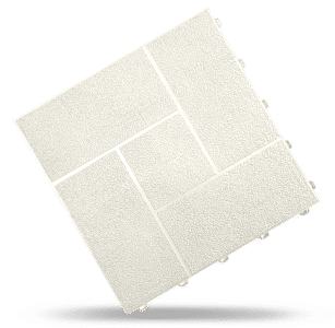 dalle pavé blanc