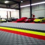 dalles de sol garage voitures de collection