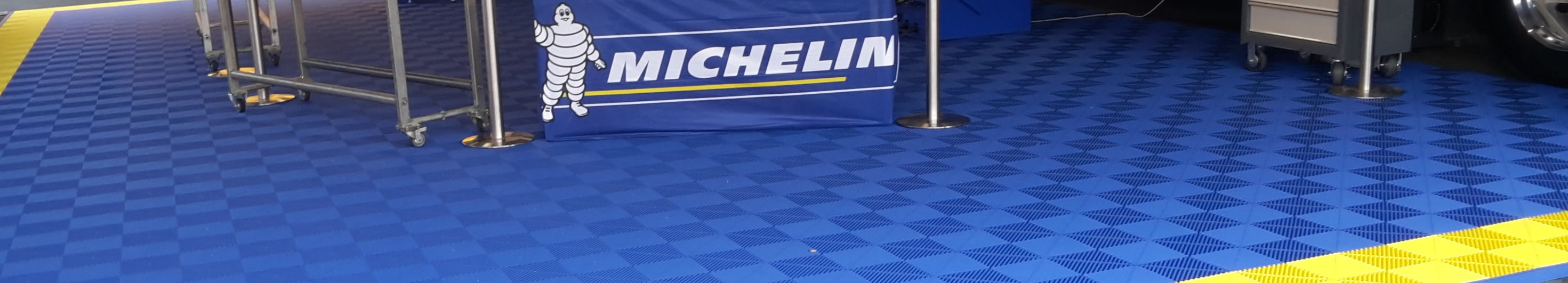 Michelin fait confiance aux dalles de sol Polydal