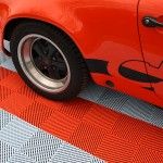 dalles de sol damier classic Polydal Porsche