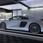 dalles de sol Polydal showroom audi R8