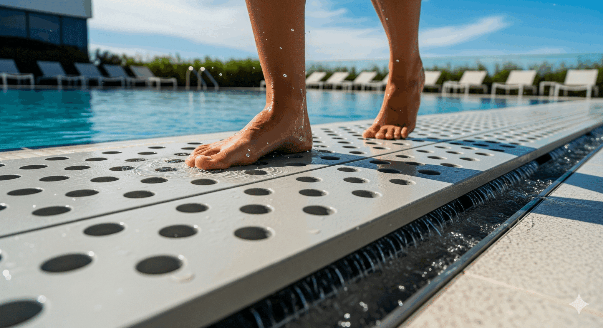 dalle drainante extérieur